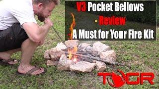 Essential Bushcraft Tool? - V3 Pocket Bellows - Review - A Must for Your Fire Kit