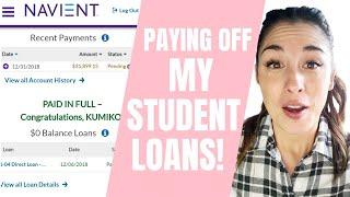 I'm FINALLY Paying Off My Student Loans!!