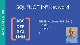SQL NOT IN Keyword: A Definition and Example