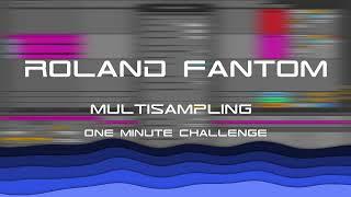 Fantom One minute Challenge - Multisample import