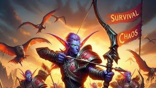 The best Warcraft 3 map: Survival Chaos ️ | Pro battle | Blood Elves