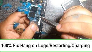 Samsung Galaxy j7 Hang on Boot Screen/Restarting/Charging 100% Solution | J7 Charging Ic Replacement