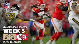 New Orleans Saints vs. Kansas City Chiefs Game Highlights | NFL 2024 Week 5