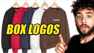 Every Supreme Box Logo Crewneck Dropping for #SS25