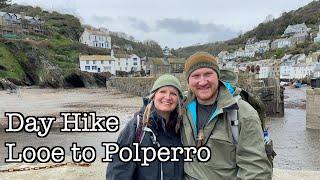 Cornish Coast Path Day Hike, Looe to Polperro