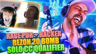 NUR AUSRASTER  REZON 20 BOMB + HACKER KILLT VADEAL! | Solo Cash Cup Qualifier