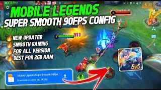 NEW !! ML 90Fps Super Smooth Lag Fix Config Files | Boost Fps + Ping Booster Script | MLBB