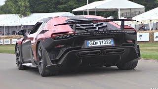 €1.5 Million Italdesign Zerouno Supercar Exhaust Sound in Action at Goodwood