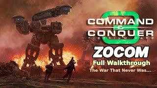 Command & Conquer Tiberium Wars - ZOCOM Campaign Full Walkthrough - Hard Difficulty
