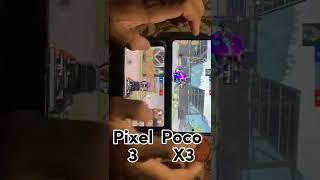 Poco X3 vs Pixel 3 Pubg Test #shorts #bgmi #pubgmobile #shortsvideo #shortsfeed