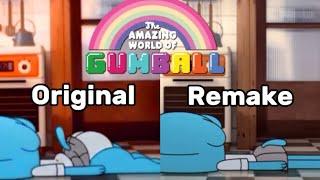 The amazing world of Gumball Nicole watterson floor Scene (Original vs Remake)