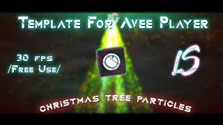 Template For Avee Player // By LuyxLS [Christmas tree particles] Christmas special ️️