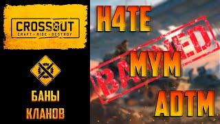 Бан топовых  кланов в Crossout: зачем, а главное - почему?