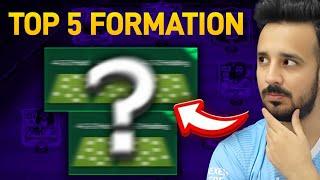 TOP 5 META FORMATIONS FOR H2H - FC MOBILE 25