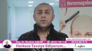 Saç Ekimi Sonrası Hasta Yorumları 1 - Doç. Dr. İbrahim Aşkar - Femmeplast