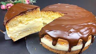 Boston cream pie! One of my favorite cakes! 