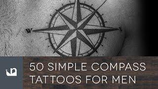 50 Simple Compass Tattoos For Men