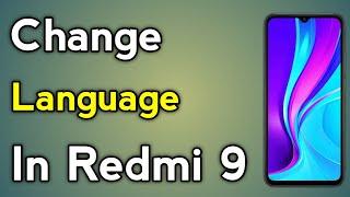 Redmi 9 Language Settings | Change English To Hindi And Many More