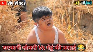  सरकारी नौकरी और गेहूं की कटाई  | VN Vines| Nitin | Shankar | Mohit Ki video | New Video