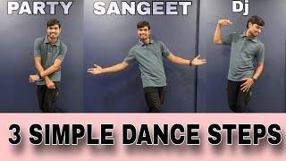 3 Dance Dance Steps For Beginners | Easy Dance Steps | MGS Dance Studio