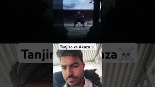 Tanjiro Vs Akaza️ #demonslayer #anime #tanjiro #animeedit #akaza #inosuke #shortvideo #shorts #jjk