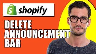 How To Delete Announcement Bar In Shopify