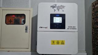 Nitrox 6KW with 5KW Lithium Battery Installed For Loadshedding Purpose in Karachi