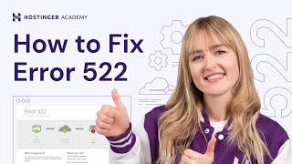 How to Fix Error 522 | Cloudflare Error