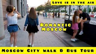 Moscow Bus Tour | Romantic City Moscow | Russia Vlog series | Moscow street Walk | Episode-7