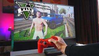 Testing PS3 Games On 100 Inch Screen |GTA 5, Uncharted, Black Ops 2,FIFA 19| POV GAMEPLAY Test