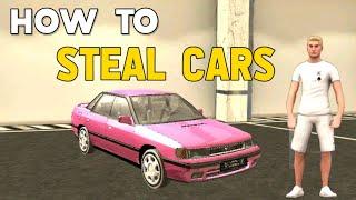 HOW TO STEAL CARS IN GRAND MOBILE | RP LIFE SIMULATOR