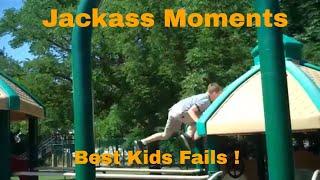 Jackass Moments - Kids Fail Try Not To Laugh Compilation #1 - Best Kids Fails!