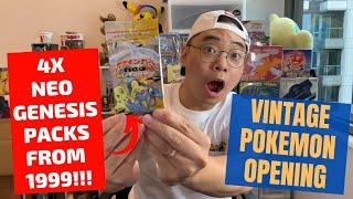 *VINTAGE POKEMON CARDS* - Opening Neo Genesis packs from 1999!!!