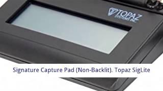 Topaz SigLite T-L460-HSB-R USB Electronic Signature Capture Pad (Non-Backlit)