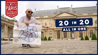 Every Paris Arrondissement in one video - 20 in 20 The Movie