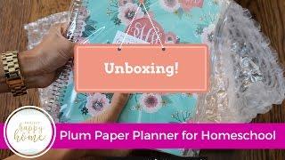 Plum Paper Planner Unboxing || Project Happy Home