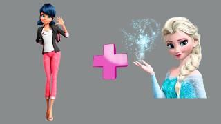 Miraculous Into Disney Princesses, Ariel, Frozen, Cinderella | Glow Up Transformation Miraculous .