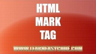 HTML Marked or Highlighted Text - Learn HTML