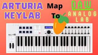 Arturia KEYLAB midi controller auto-map to Analog Lab, DAW &  FL Studio