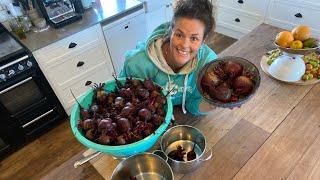 I’ll never need to buy beetroot again. Preserving the harvest 3 Ways!!