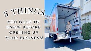 5 Things You Need To Know Before Opening Up Your Business  | Real Answers | Zahraa Berro