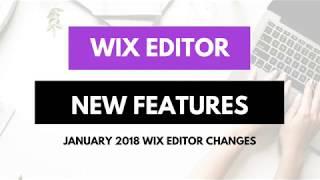 WIX Editor Tutorial: How To Use January 2018