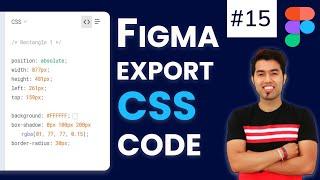 How To Export CSS Code From Figma | Turn Figma Design into Real World Website #15