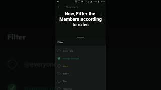 How Filter Members by their roles in Discord Mobile #roduz #discord #howto #how #filter #role