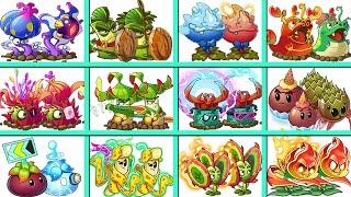 PvZ 2 33 Teams, 2 Same Plants Vs 200 Pharaoh Zombie - Which Team Plants Will Win?