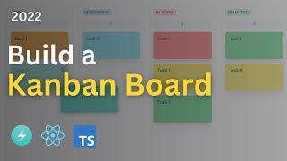 Build a draggable Kanban Board with React, Chakra UI and LocalStorage