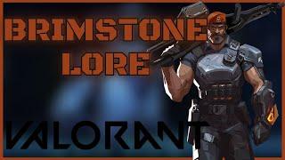 THE COMPLETE LORE OF BRIMSTONE // Valorant Lore