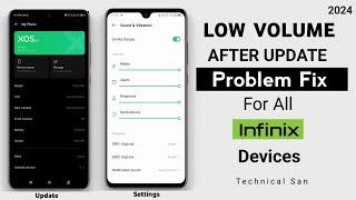 Infinix Low Volume After Update Fix in All Smart, Hot, GT, Zero, Note Series | 100% Working 2024 