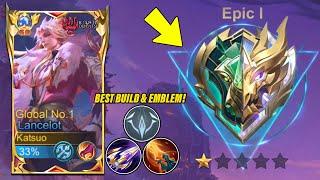 NEW SEASON , NEW LANCELOT BROKEN BUILD AND EMBLEM 2024!! ( WTF DAMAGE! )