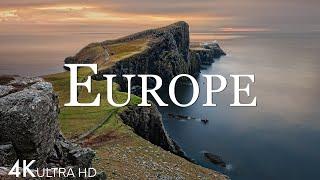 EUROPE 4K - Beautiful Drone Film With Relaxing Music